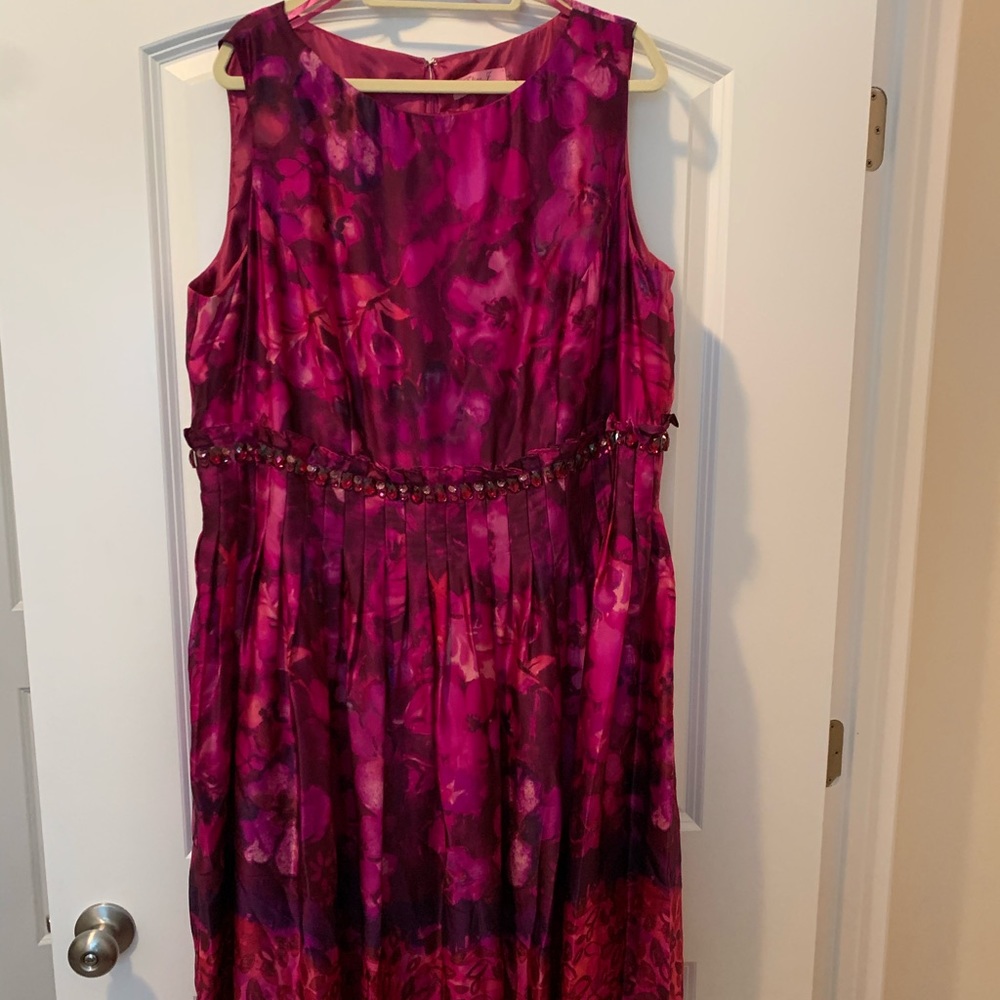 Pink cocktail dress from Macy’s!